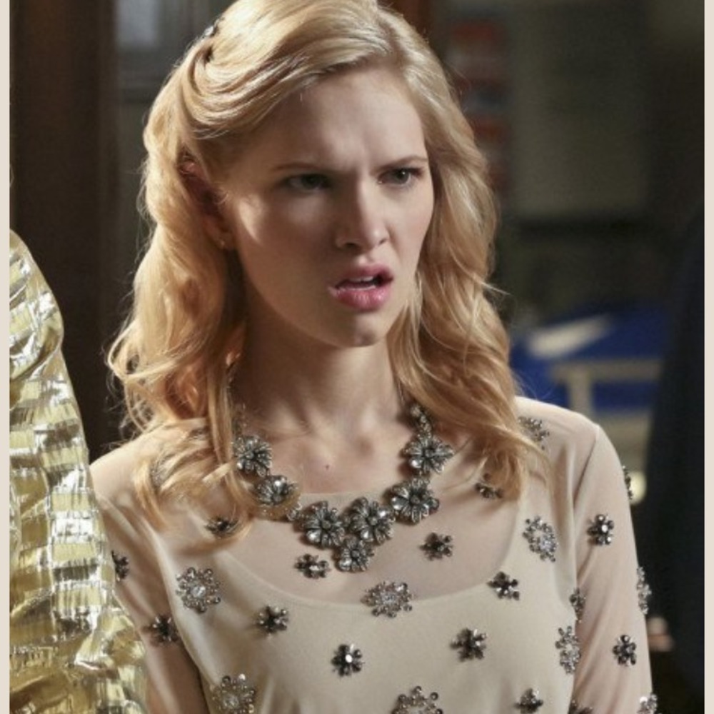 ISO Zara sheer long sleeve flower embellished top